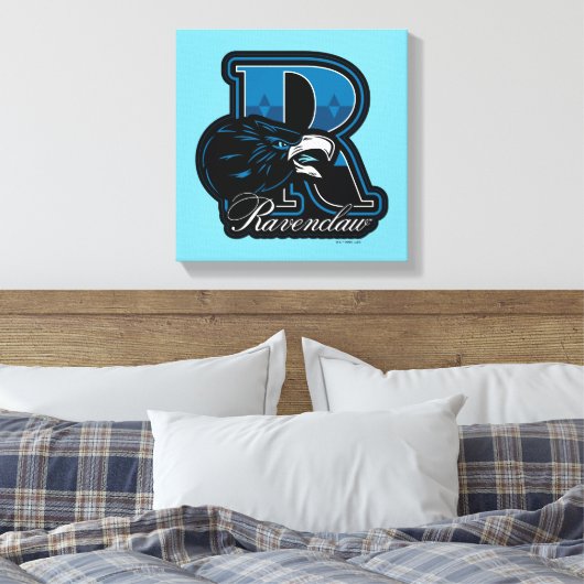 HARRY POTTER™ | RAVENCLAW™ Athletic Badge Canvas Afdruk (Insitu (Slaapkamer))
