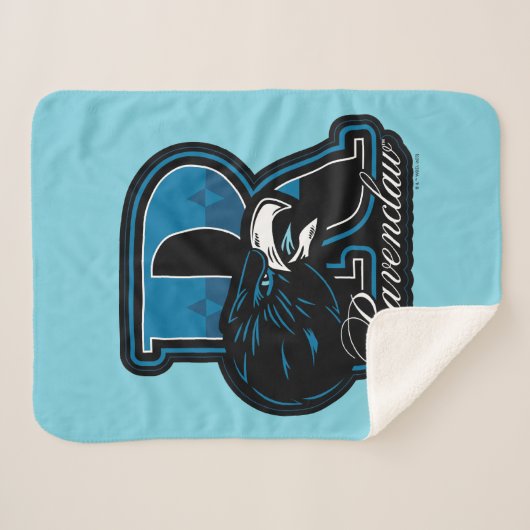 HARRY POTTER™ | RAVENCLAW™ Athletic Badge Sherpa Deken (Voorkant (horizontaal))