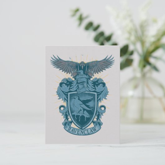 Harry Potter| Ravenclaw Crest Briefkaart (Staand voorkant)