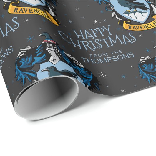 Harry Potter | Ravenclaw Crest - Fijne Kerstmis Cadeaupapier (Rol Hoek)