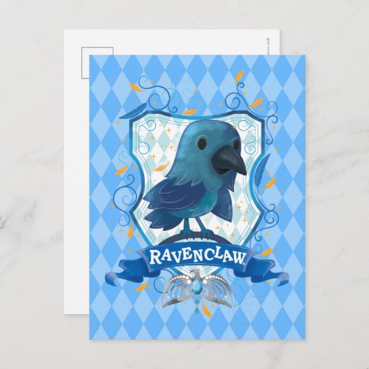 Harry Potter | RAVENCLAW™ Crest opladen Briefkaart (Voorkant / Achterkant)