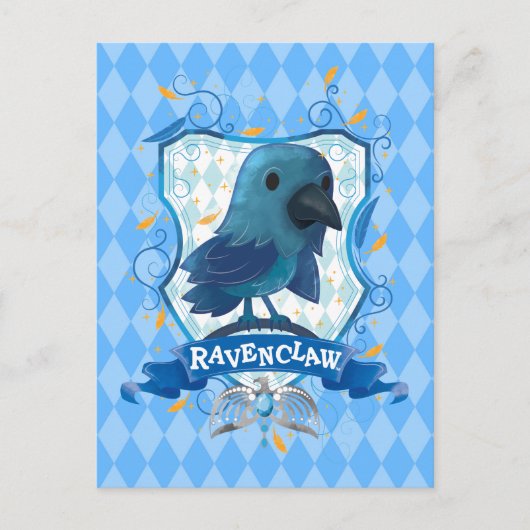 Harry Potter | RAVENCLAW™ Crest opladen Briefkaart (Voorkant)