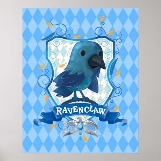 Harry Potter | RAVENCLAW™ Crest opladen Poster (Voorkant)