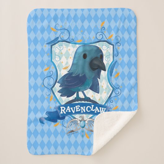 Harry Potter | RAVENCLAW™ Crest opladen Sherpa Deken (Voorkant)