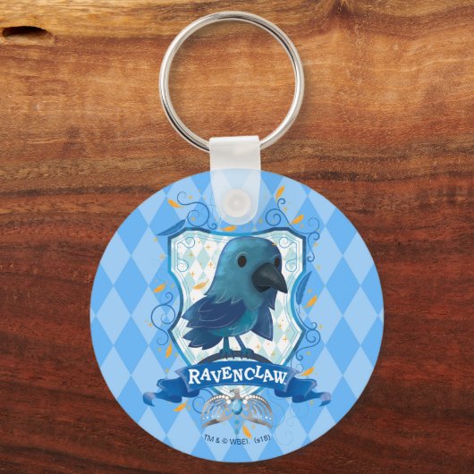 Harry Potter | RAVENCLAW™ Crest opladen Sleutelhanger (Voorkant)
