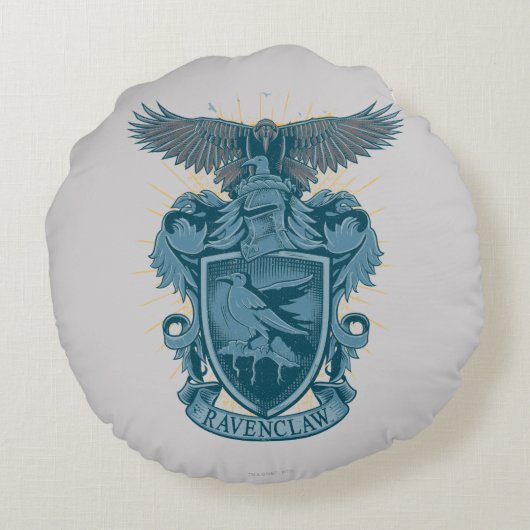 Harry Potter | Ravenclaw Crest Rond Kussen (Achterkant)