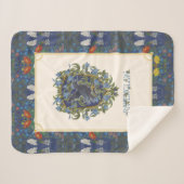 HARRY POTTER™ | RAVENCLAW™ Crest Sherpa Deken (Voorkant (horizontaal))