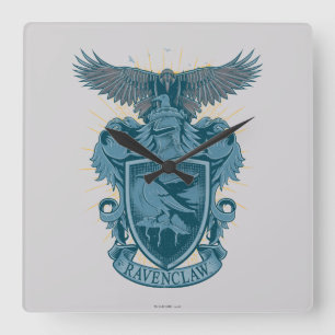 Harry Potter Ravenclaw Crest Vierkante Klok