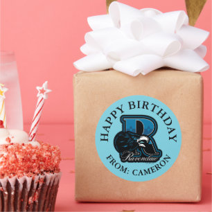 HARRY POTTER™ RAVENCLAW™ Gelukkige verjaardag Ronde Sticker