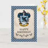 Harry Potter | Ravenclaw Happy Birthday Kaart (Gele Bloem)