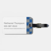 Harry Potter | Ravenclaw House Pride Crest Bagagelabel (Achterkant horizontaal)