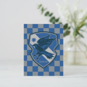 Harry Potter | Ravenclaw House Pride Crest Briefkaart (Staand voorkant)