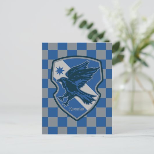 Harry Potter | Ravenclaw House Pride Crest Briefkaart (Staand voorkant)