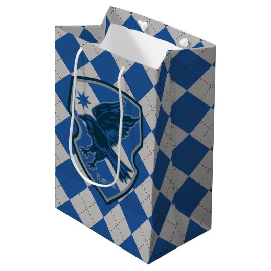 Harry Potter | Ravenclaw House Pride Crest Medium Cadeauzakje (Voorkant Gekanteld)