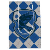 Harry Potter | Ravenclaw House Pride Crest Medium Cadeauzakje (Achterkant)