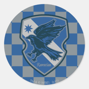 Harry Potter   Ravenclaw House Pride Crest Ronde Sticker