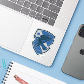 Harry Potter| Ravenclaw House Pride Crest Sticker (Laptop met iPhone)