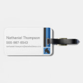 Harry Potter | Ravenclaw House Pride Graphic Bagagelabel (Achterkant horizontaal)