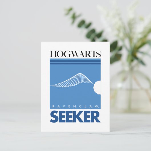 Harry Potter | RAVENCLAW™ House Quidditch Seeker Briefkaart (Staand voorkant)