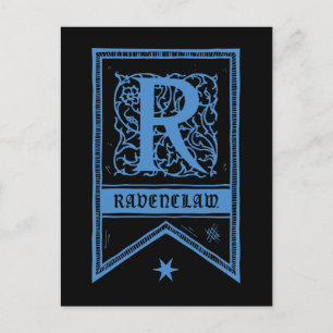 Harry Potter  Ravenclaw Monogram Banner Briefkaart