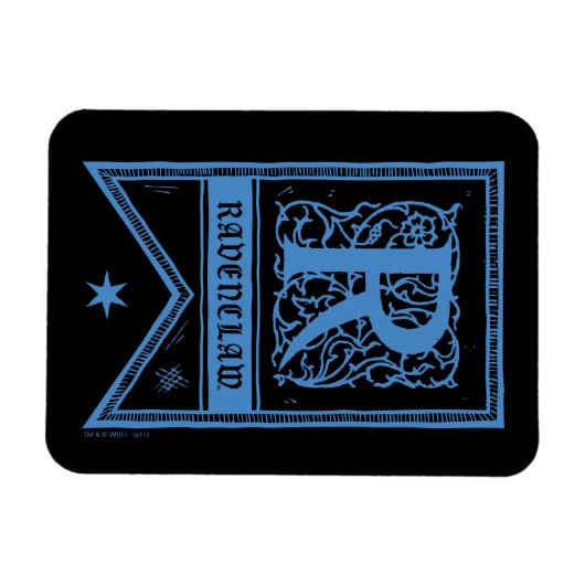 Harry Potter | Ravenclaw Monogram Banner Magneet (Horizontaal)