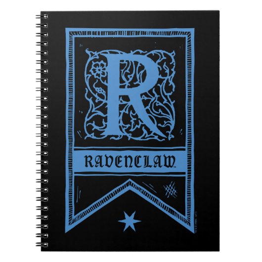 Harry Potter | Ravenclaw Monogram Banner Notitieboek (Voorkant)