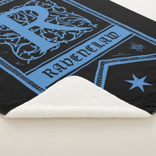 Harry Potter | Ravenclaw Monogram Banner Sherpa Deken (3/4)