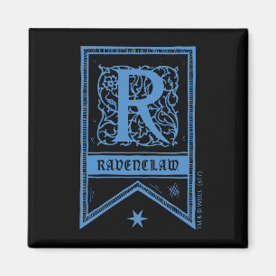 Harry Potter   Ravenclaw Monogram Vlag Magneet