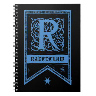 Harry Potter   Ravenclaw Monogram Vlag Notitieboek