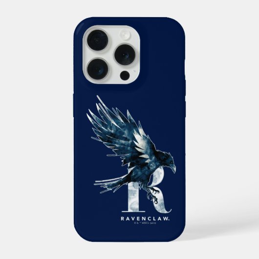 Harry Potter | RAVENCLAW™ Raven Aquarel iPhone Hoesje (Achterkant)