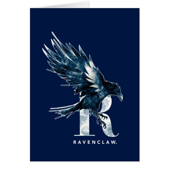 Harry Potter | RAVENCLAW™ Raven Watercolor (Voorkant)