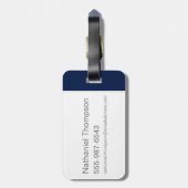 Harry Potter | RAVENCLAW™ Raven Watercolor Bagagelabel (Achterkant verticaal)