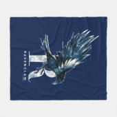 Harry Potter | RAVENCLAW™ Raven Watercolor Fleece Deken (Voorkant (Horizontaal))