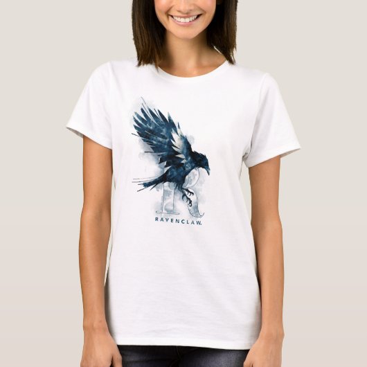 Harry Potter | RAVENCLAW™ Raven Watercolor T-shirt (Voorkant)