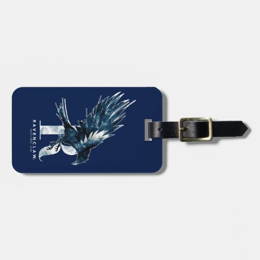 Harry Potter | RAVENCLAW™ Raven-Waterverf Bagagelabel (Voorkant horizontaal)