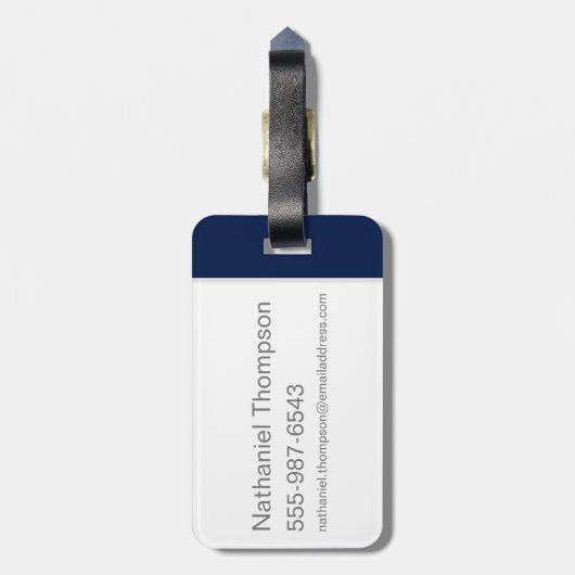 Harry Potter | RAVENCLAW™ Raven-Waterverf Bagagelabel (Achterkant verticaal)