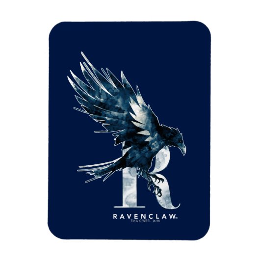 Harry Potter | RAVENCLAW™ Raven-Waterverf Magneet (Verticaal)