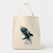 Harry Potter | RAVENCLAW™ Raven-Waterverf Tote Bag (Voorkant)