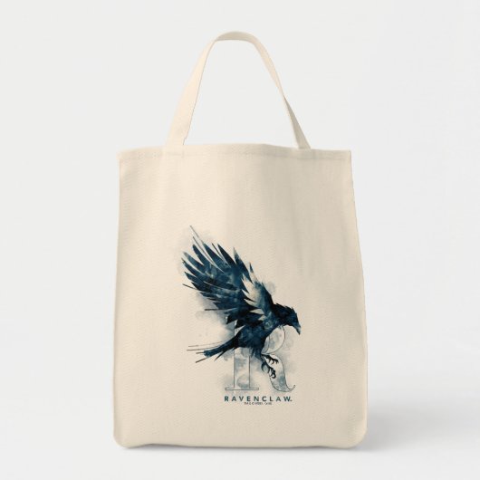 Harry Potter | RAVENCLAW™ Raven-Waterverf Tote Bag (Voorkant)