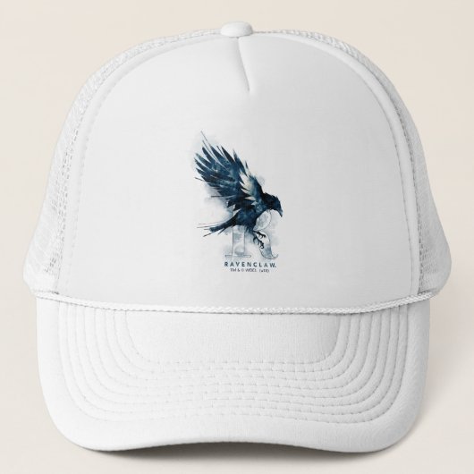 Harry Potter | RAVENCLAW™ Raven-Waterverf Trucker Pet (Voorkant)