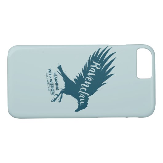 Harry Potter | RAVENCLAW™ Silhouette Typografie Case-Mate iPhone Case (Achterkant (Horizontaal))