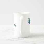 Harry Potter | RAVENCLAW™ Silhouette Typografie Porselein Kop (Achterkant)