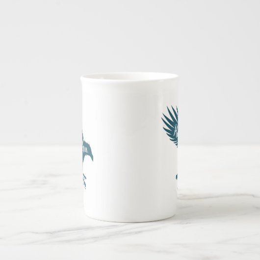 Harry Potter | RAVENCLAW™ Silhouette Typografie Porselein Kop (Voorkant)