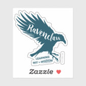 Harry Potter| RAVENCLAW™ Silhouette Typografie Sticker (Vel)