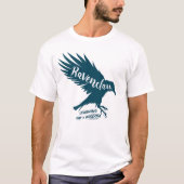 Harry Potter | RAVENCLAW™ Silhouette Typografie T-shirt (Voorkant)