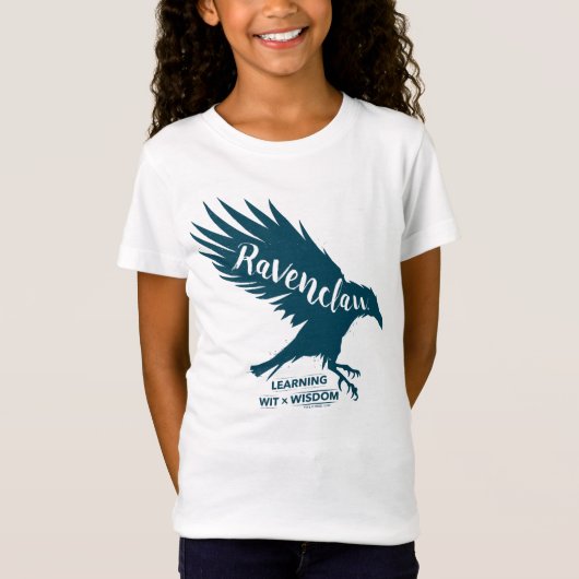 Harry Potter | RAVENCLAW™ Silhouette Typografie T-shirt (Voorkant)