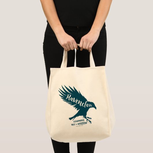 Harry Potter | RAVENCLAW™ Silhouette Typografie Tote Bag (Voorkant (product))
