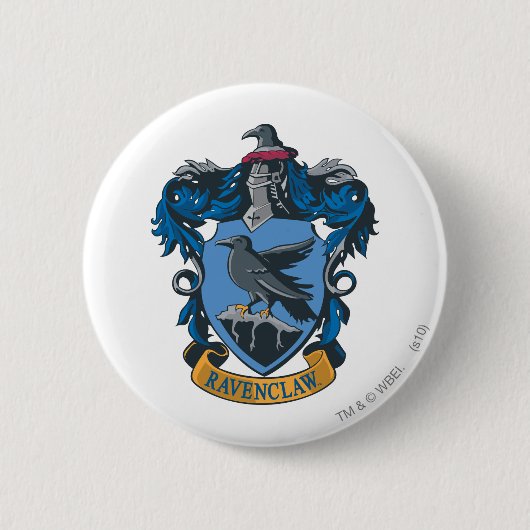 Harry Potter | Ravenclaw Wapen Ronde Button 5,7 Cm (Voorkant)
