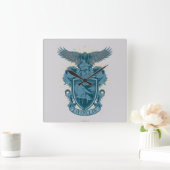 Harry Potter | Ravenclaw Wapen Vierkante Klok (Huis)