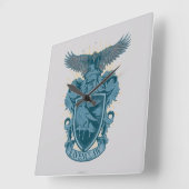 Harry Potter | Ravenclaw Wapen Vierkante Klok (Hoek)